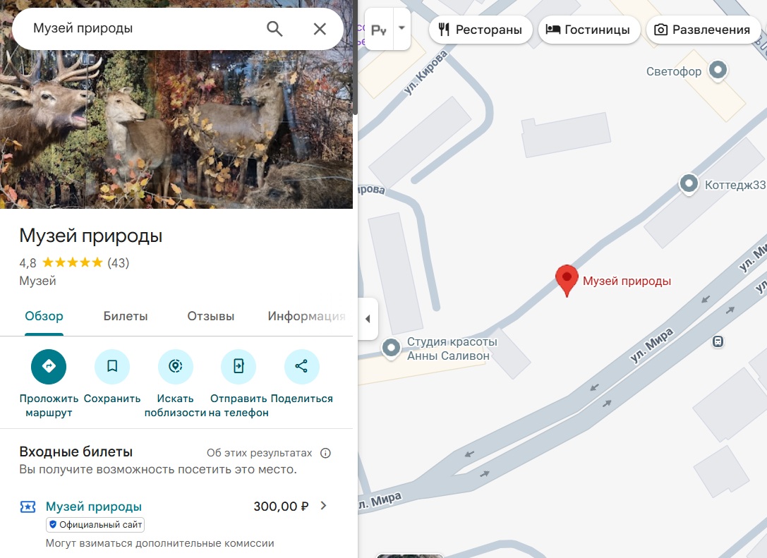 Google карта для вставки на сайт