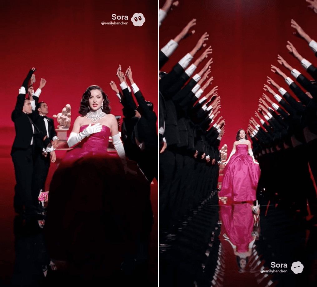 Скриншоты видео с сайта sora.chatgptp.com